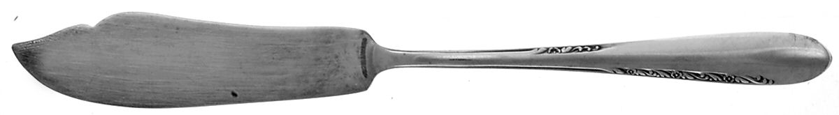 Silver Blossom (Silverplate, 1955) Flat Handle Master Butter Knife by Reed & Barton-1