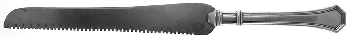 Sierra (Silverplate, 1914) Hollow Handle Solid Cake Saw by Reed & Barton-1
