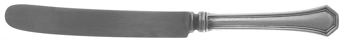 Sierra (Silverplate, 1914, Monograms) Old French Hollow Knife with Bolster by Reed & Barton-1