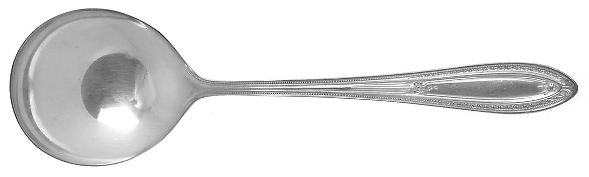 Sir Galahad (Silverplate, 1927) Round Bowl Soup Spoon (Bouillon) by Reed & Barton-1