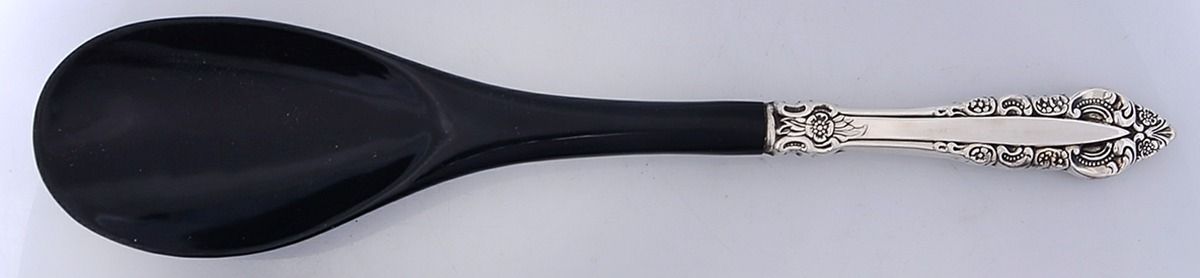 Silver Majesty (Silverplate, 1970) Salad Serving Spoon with Plastic Bowl by Reed & Barton-1