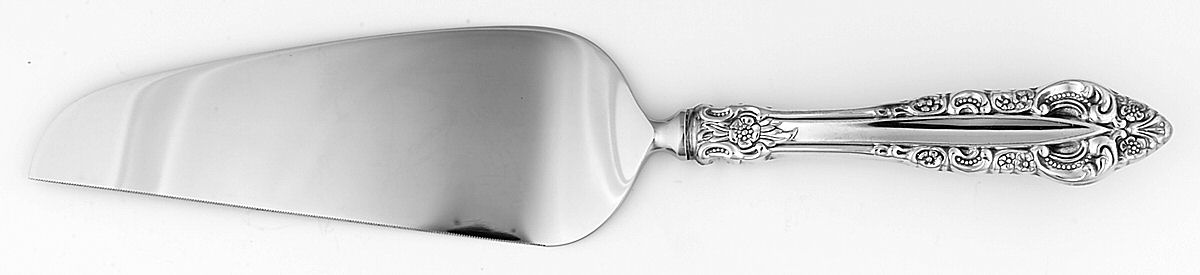 Silver Majesty (Silverplate, 1970) Pie & Cake Server with Stainless Blade by Reed & Barton-1