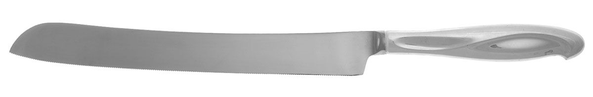 Silver Sculpture (Sterling, 1954) Wedding Cake Knife with Stainless Blade HC by Reed & Barton-1