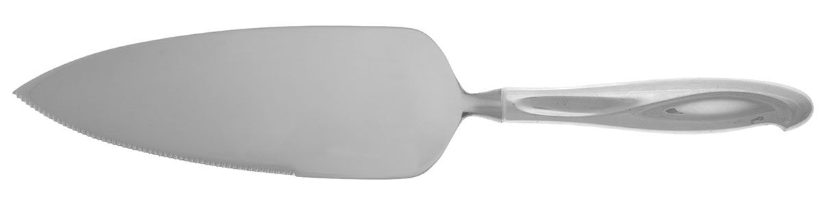 Silver Sculpture (Sterling, 1954) Pie Server with Serrated Stainless Blade HC by Reed & Barton-1