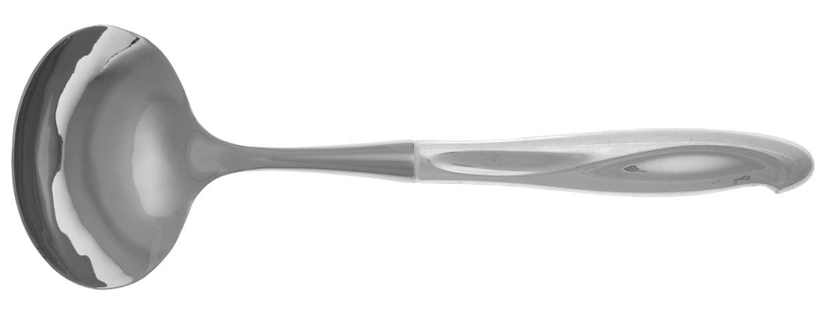 Silver Sculpture (Sterling, 1954) Gravy Ladle with No Spout Stainless Bowl HC by Reed & Barton-1