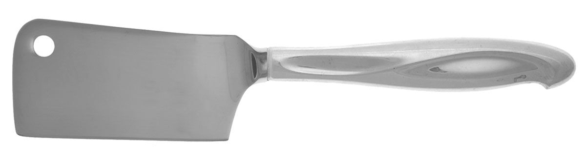 Silver Sculpture (Sterling, 1954) Cheese Cleaver with Stainless Blade HC by Reed & Barton-1