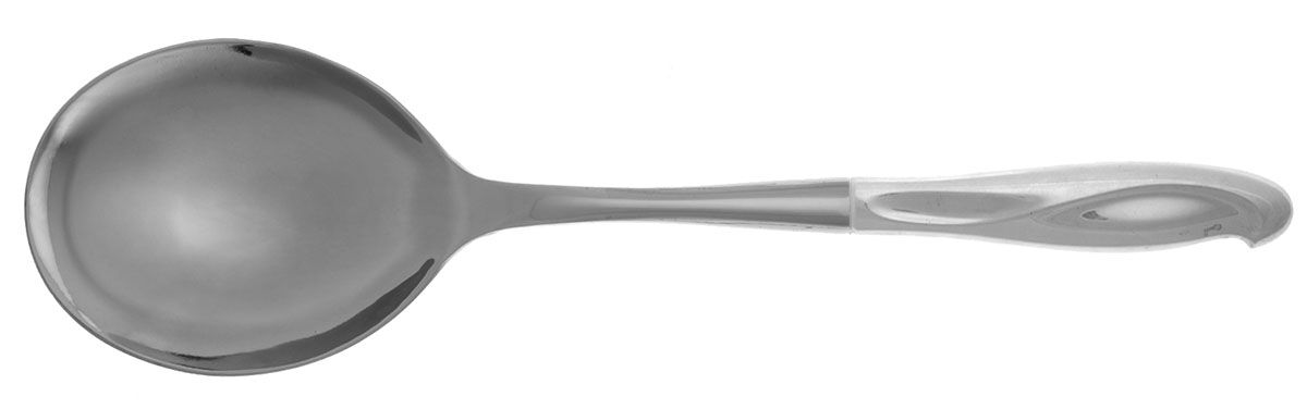Silver Sculpture (Sterling, 1954) Casserole Spoon with Smooth Stainless Bowl HC by Reed & Barton-1