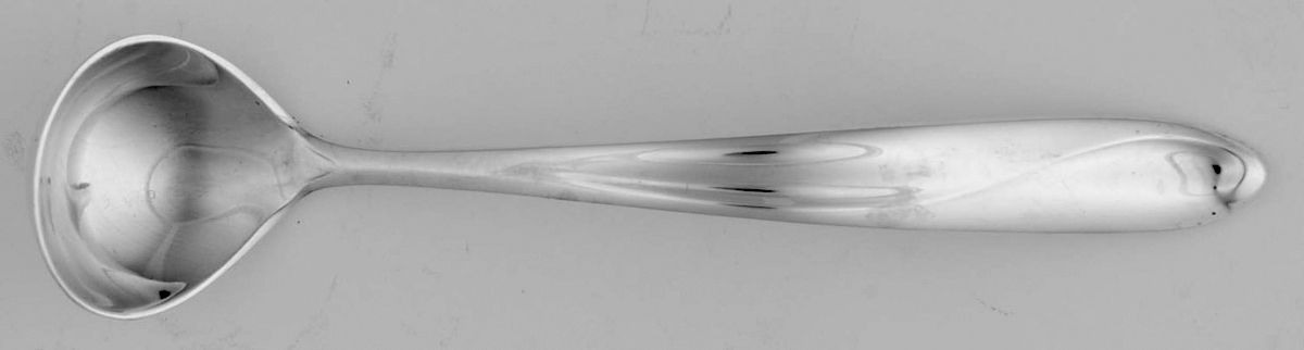Silver Sculpture (Sterling, 1954) Mustard Spoon by Reed & Barton-1