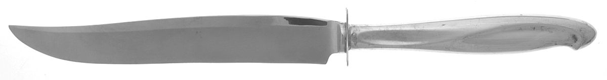 Silver Sculpture (Sterling, 1954) Small Steak Carving Knife with Stainless Blade by Reed & Barton-1