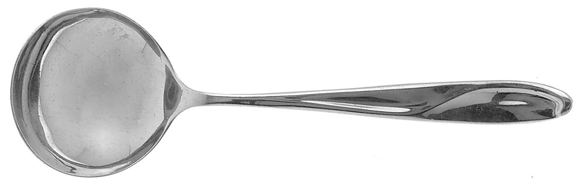 Silver Sculpture (Sterling, 1954) Round Bowl Soup Spoon (Gumbo) by Reed & Barton-1