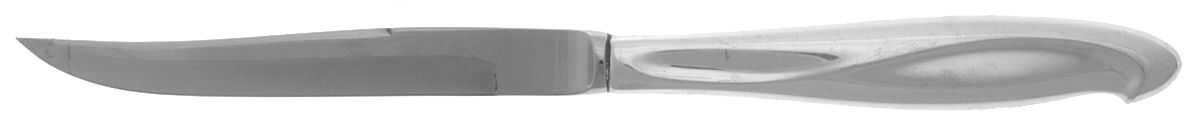 Silver Sculpture (Sterling, 1954) Individual Steak Knife w/Bevel Blade by Reed & Barton-1