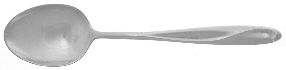 Silver Sculpture (Sterling, 1954) Dessert/Oval Soup Spoon by Reed & Barton-1