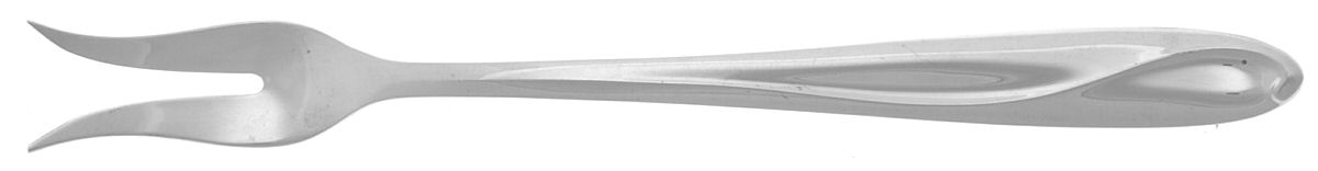 Silver Sculpture (Sterling, 1954) Short Handle Pickle/Olive Fork by Reed & Barton-1