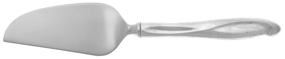 Silver Sculpture (Sterling, 1954) Cheese Knife with Stainless Blade by Reed & Barton-1