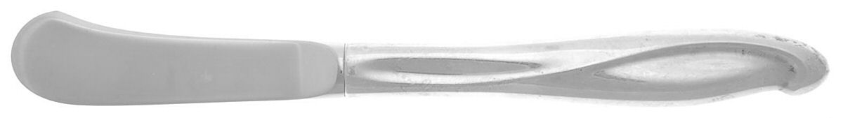 Silver Sculpture (Sterling, 1954) Butter Spreader Hollow Hdl-Paddle/Stainless Blade by Reed & Barton-1