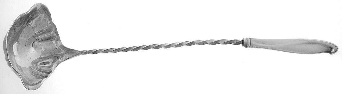 Silver Sculpture (Sterling, 1954) Hollow Handle Punch Ladle with Solid Bowl by Reed & Barton-1