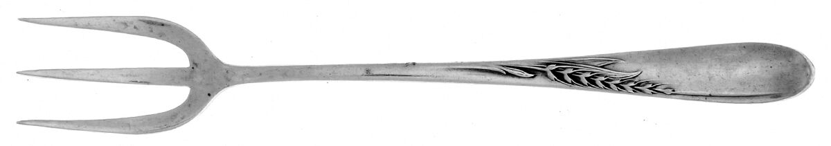 Silver Wheat (Sterling, 1952) Olive Fork by Reed & Barton-1