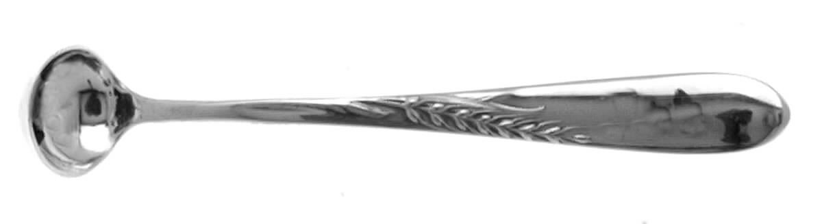Silver Wheat (Sterling, 1952) Mustard Spoon Solid HC by Reed & Barton-1