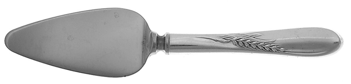 Silver Wheat (Sterling, 1952) Cheese Server with Stainless Blade by Reed & Barton-1