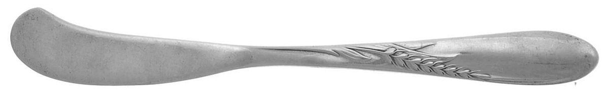Silver Wheat (Sterling, 1952) Flat Handle Butter Spreader by Reed & Barton-1