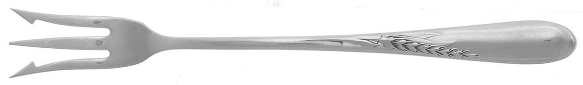 Silver Wheat (Sterling, 1952) Short Handle Pickle/Olive Fork by Reed & Barton-1