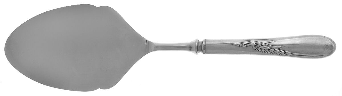 Silver Wheat (Sterling, 1952) Pastry Server with Stainless Blade by Reed & Barton-1