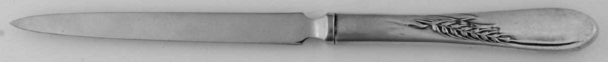 Silver Wheat (Sterling, 1952) Letter Opener with Stainless Blade by Reed & Barton-1