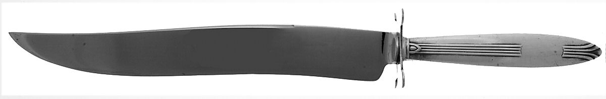 Socialite (Silverplate, 1937) Small Steak Carving Knife with Stainless Blade by Reed & Barton-1