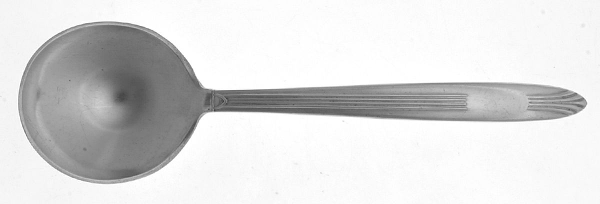 Socialite (Silverplate, 1937) Round Bowl Soup Spoon (Cream Soup) by Reed & Barton-1