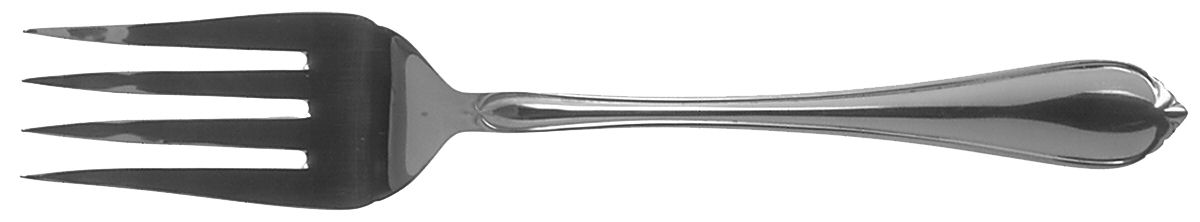 Solange (Stainless) Medium Solid Cold Meat Serving Fork by Reed & Barton-1