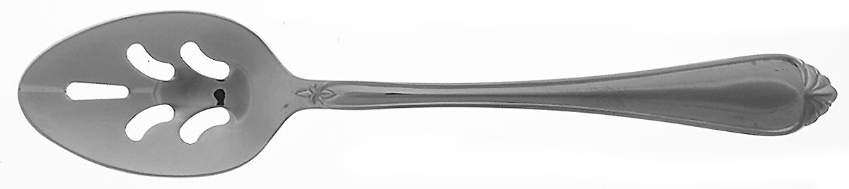 Solange (Stainless) Pierced Tablespoon (Serving Spoon) by Reed & Barton-1