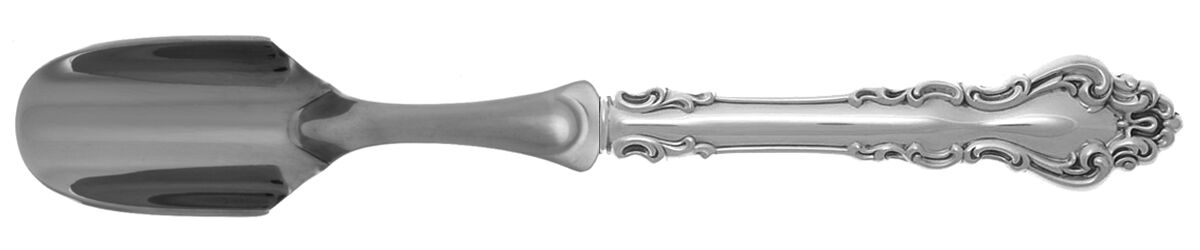 Spanish Baroque (Sterling, 1965) Cheese Scoop with Stainless Scoop HC by Reed & Barton-1