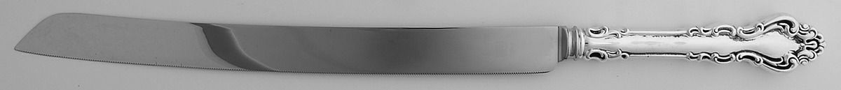 Spanish Baroque (Sterling, 1965) Wedding Cake Knife with Stainless Blade by Reed & Barton-1