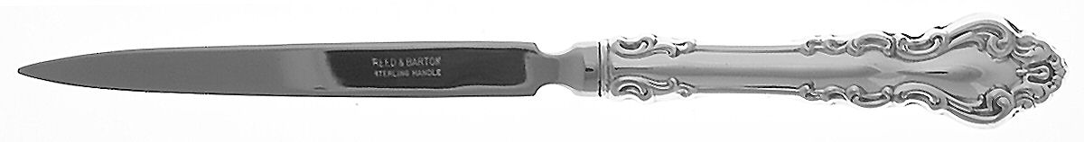 Spanish Baroque (Sterling, 1965) Letter Opener with Stainless Blade by Reed & Barton-1