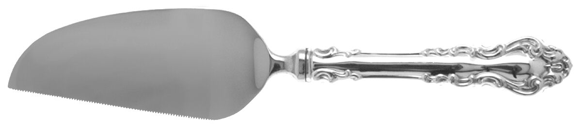 Spanish Baroque (Sterling, 1965) Cheese Knife with Stainless Blade by Reed & Barton-1