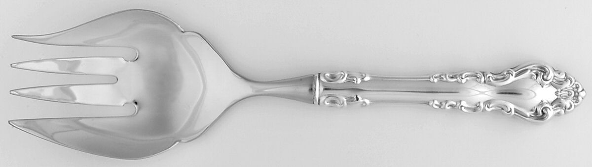 Spanish Baroque (Sterling, 1965) Serving Fork with Stainless Tines by Reed & Barton-1