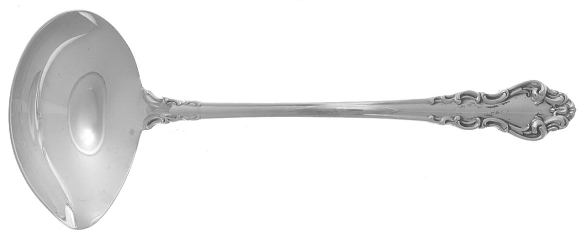 Spanish Baroque (Sterling, 1965) Solid Piece Cream Ladle by Reed & Barton-1