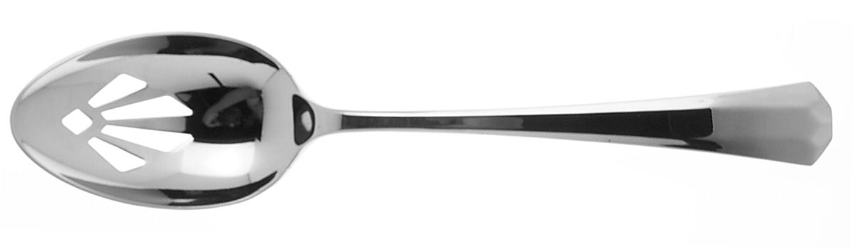 Spectrum-Viewpoint (Stainless) Pierced Tablespoon (Serving Spoon) by Reed & Barton-1