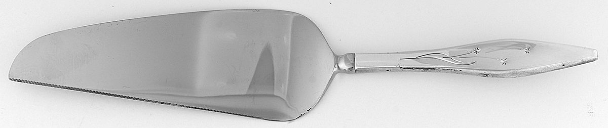 Star (Sterling, 1960) Pie & Cake Server with Stainless Blade by Reed & Barton-1