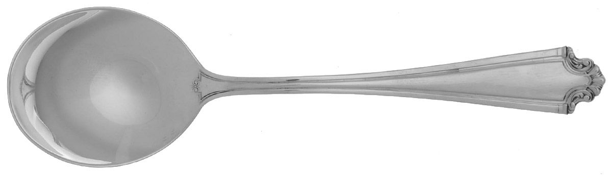 St. George (Sterling, 1918) Round Bowl Soup Spoon (Gumbo) by Reed & Barton-1