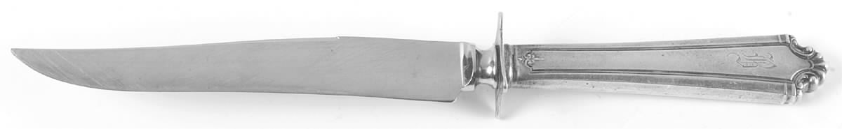 St. George (Sterling, 1918) Small Steak Carving Knife with Stainless Blade by Reed & Barton-1