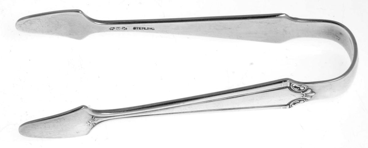 St. George (Sterling, 1918) Sugar Tongs by Reed & Barton-1