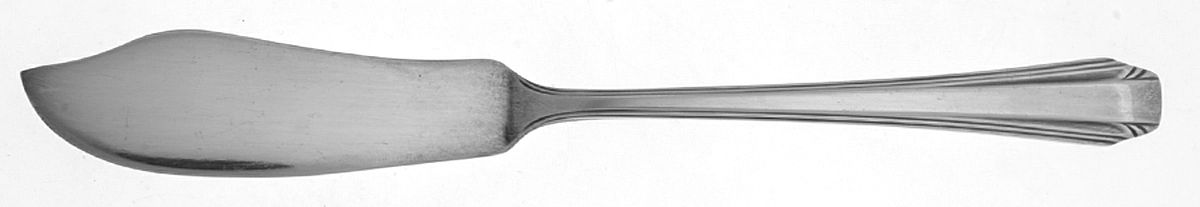 Stylist (Silverplate, 1931) Flat Handle Master Butter Knife by Reed & Barton-1