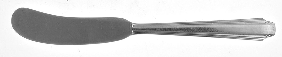Stylist (Sterling, 1931) Flat Handle Butter Spreader by Reed & Barton-1
