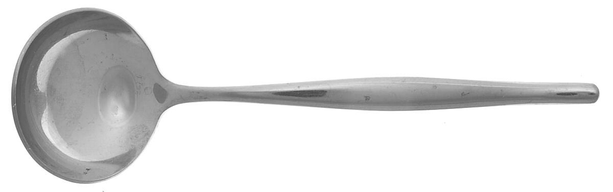 Sugarbush (Stainless) Solid Gravy Ladle by Reed & Barton-1