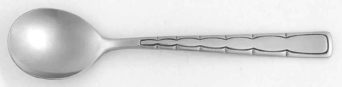 Swagger-Glossy (Stainless) Sugar Spoon by Reed & Barton-1