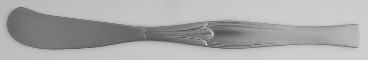 Swedish Modern (Stainless) Flat Handle Butter Spreader by Reed & Barton-1