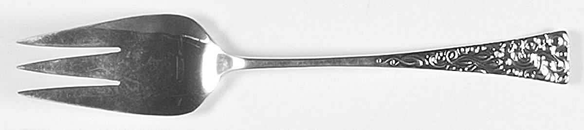 Tapestry (Sterling, 1964) Medium Solid Cold Meat Serving Fork by Reed & Barton-1