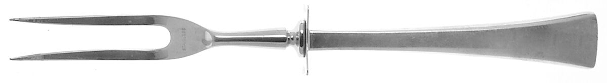 Tapestry (Sterling, 1964) Small Steak Carving Fork with Stainless Prongs by Reed & Barton-1