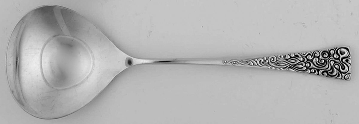 Tapestry (Sterling, 1964) Solid Salad Serving Spoon by Reed & Barton-1